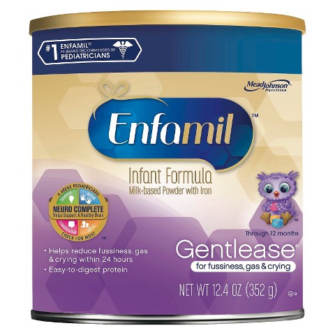 Enfamil Gentlease 12.4oz Can - Case of 6