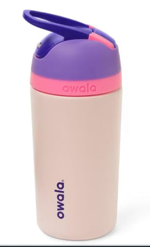 Owala Kids Flip - Stainless Steel - 14-Oz. - Purple/Pink (Bunny Business)