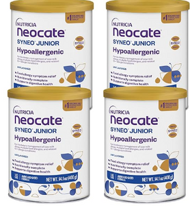 Nutricia Neocate Syneo Junior - Hypoallergenic, Dairy-free, Amino Acid-Based Formula for 1+ Years  Powdered Formula- Syneo Junior - 14.1 oz can (Case of 4)