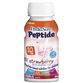 Pediasure Peptide 1.0 Strawberry 8oz Bottle - Case of 24