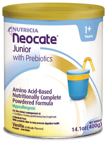 Nutricia Neocate Junior Vanilla 14.1oz Can - Case of 4