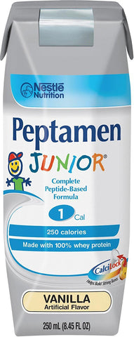 Peptamen Junior Vanilla 1.0 Cal 8.45 fl oz Bottle - Case of 24