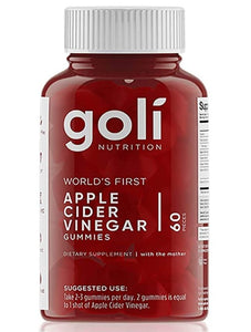 Apple Cider Vinegar Gummy Vitamins by Goli Nutrition, 1 Bottle 60ct