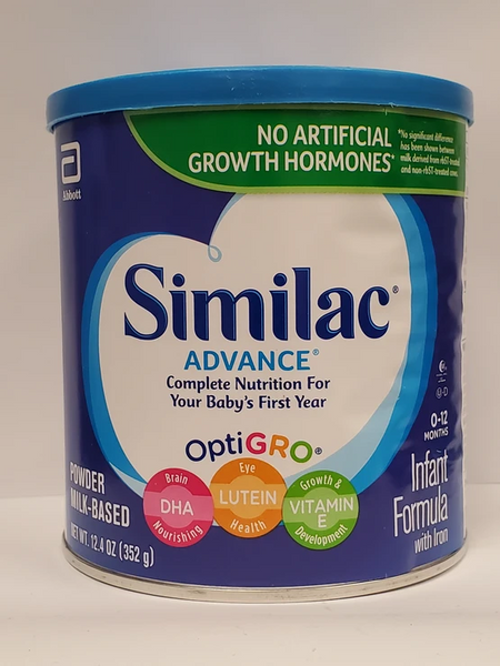 Similac Advance Infant Formula Powder, 12.4 oz (Pack of 6)